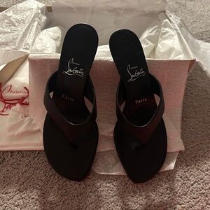 Christian Louboutin Thong Slide Sandals